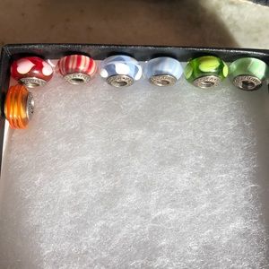 Pandora glass charms